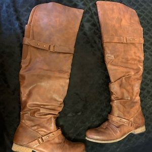 Carlos Santana knee high boots sz 7